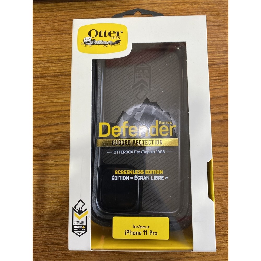 iPhone 11 Pro Case Black - OtterBox Defender Series Case (Screenless Edition)